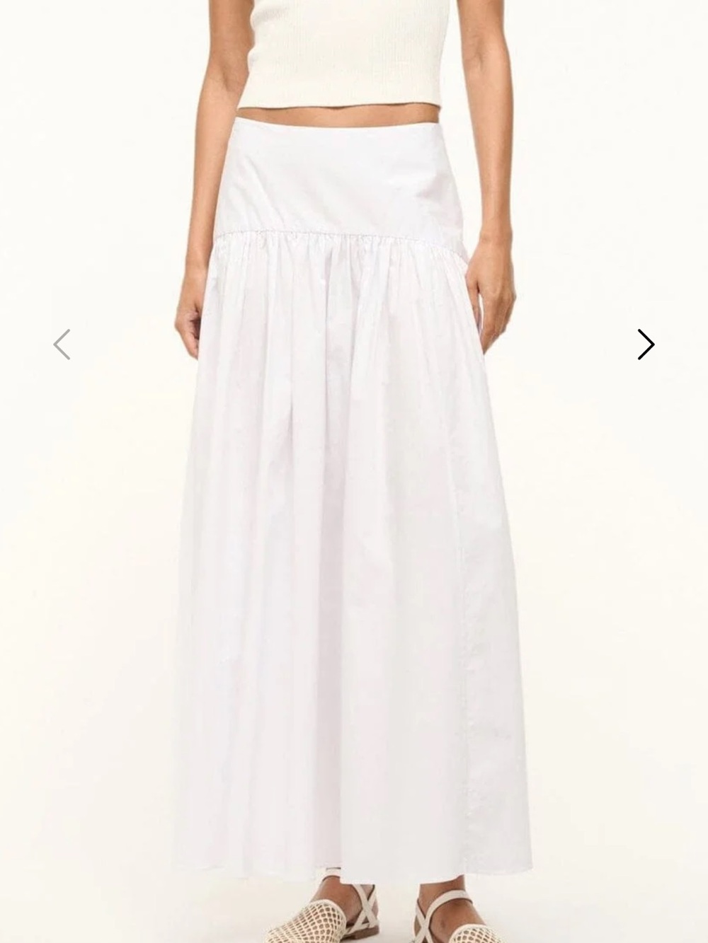 Staud Procida Skirt in White